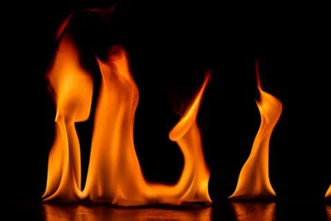 Fire flames Stock Photos