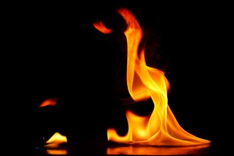 Fire flames Stock Photos