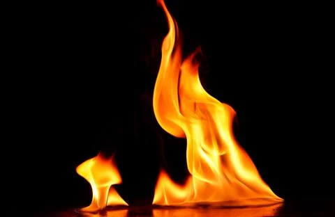 Fire flames Stock Photos