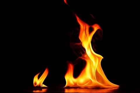 Fire flames Stock Photos