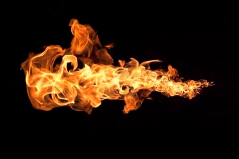 Fire flames Stock Photos