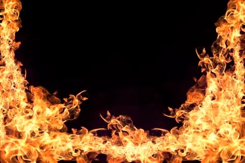 Fire flames Stock Photos
