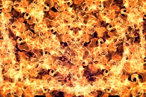 Fire flames Stock Photos