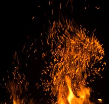 Fire flames Stock Photos