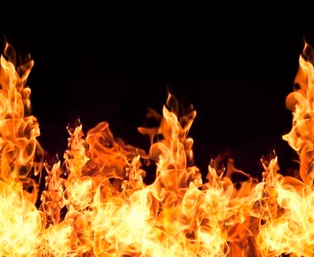 Fire flames Stock Photos