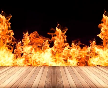 Fire flames Stock Photos