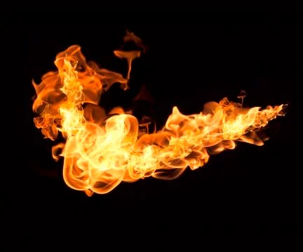 Fire flames Stock Photos