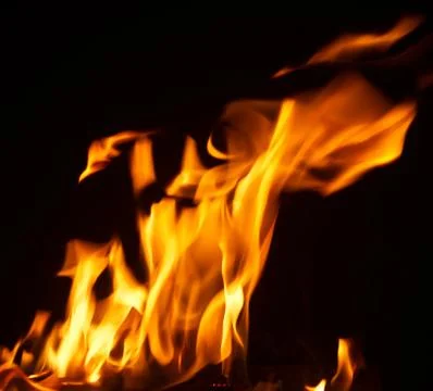 Fire flames Stock Photos