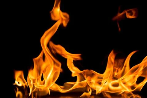 Fire flames Stock Photos