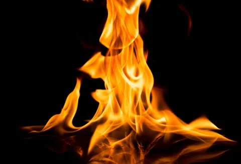 Fire flames Stock Photos