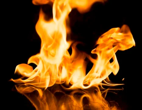 Fire flames Stock Photos