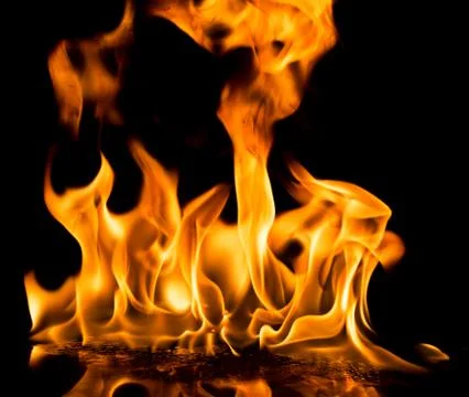 Fire flames Stock Photos