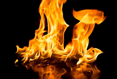 Fire flames Stock Photos