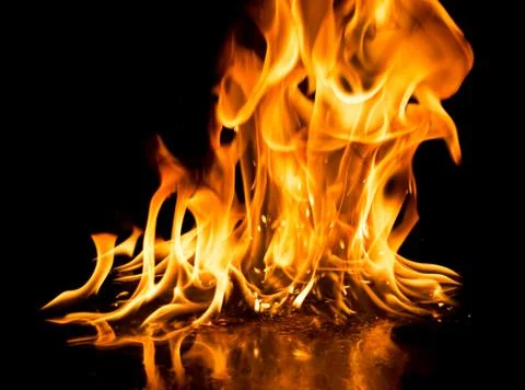 Fire flames Stock Photos