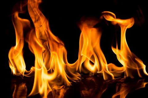 Fire flames Stock Photos