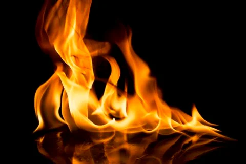 Fire flames Stock Photos