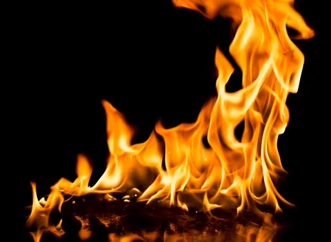 Fire flames Stock Photos