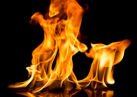 Fire flames Stock Photos