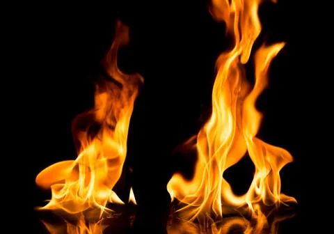 Fire flames Stock Photos