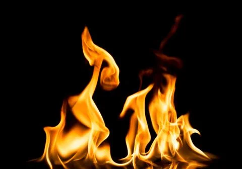 Fire flames Stock Photos