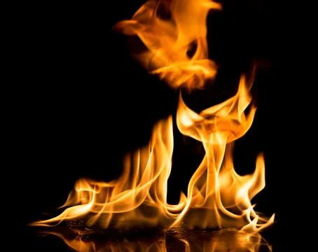Fire flames Stock Photos