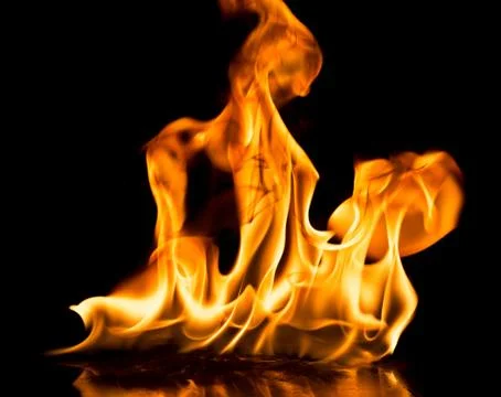 Fire flames Stock Photos