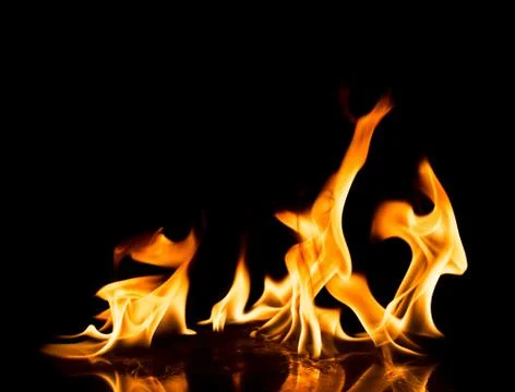 Fire flames Stock Photos