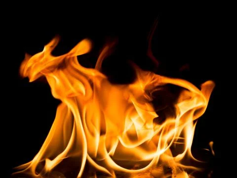 Fire flames Stock Photos