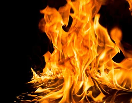 Fire flames Stock Photos