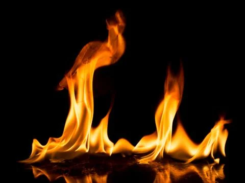 Fire flames Stock Photos