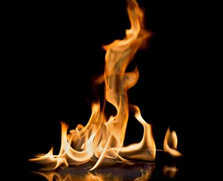 Fire flames Stock Photos