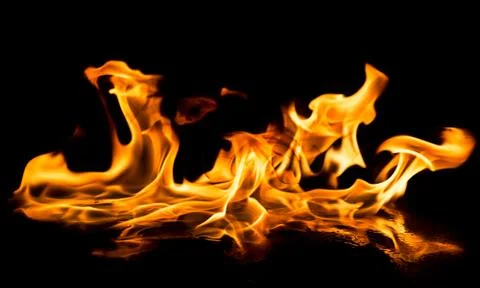 Fire flames Stock Photos