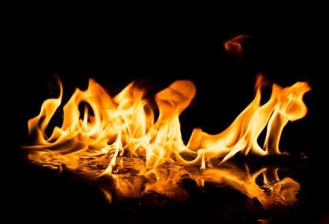Fire flames Stock Photos