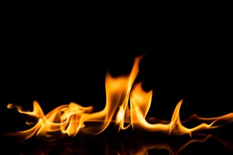 Fire flames Stock Photos