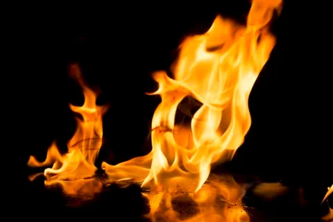 Fire flames Stock Photos