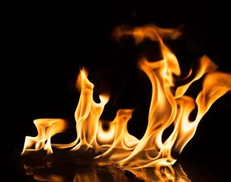 Fire flames Stock Photos