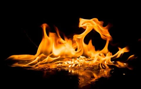 Fire flames Stock Photos