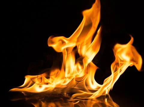 Fire flames Stock Photos