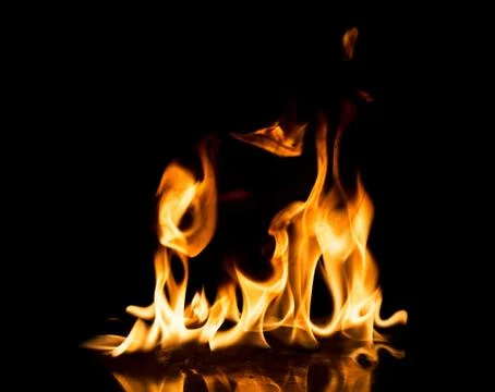 Fire flames Stock Photos
