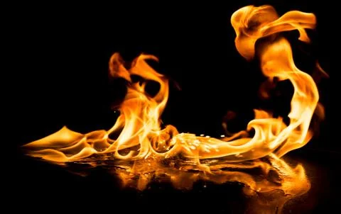 Fire flames Stock Photos