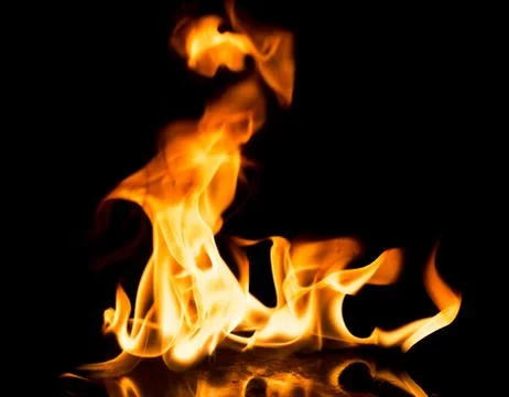 Fire flames Stock Photos