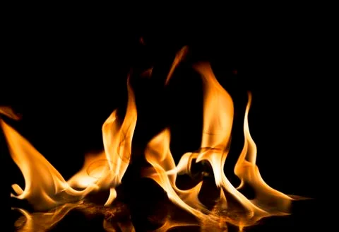 Fire flames Stock Photos
