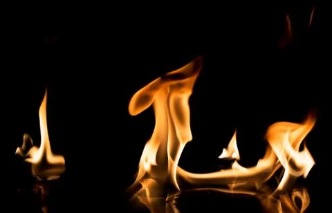 Fire flames Stock Photos