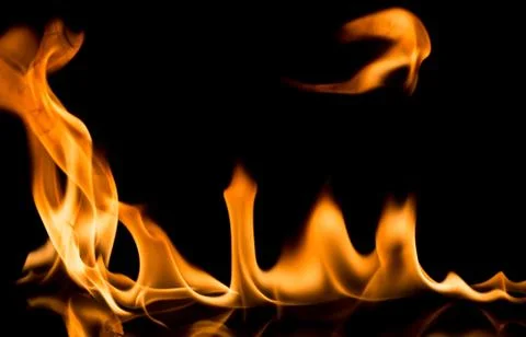 Fire flames Stock Photos