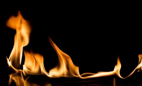 Fire flames Stock Photos