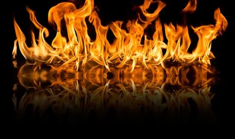 Fire flames Stock Photos