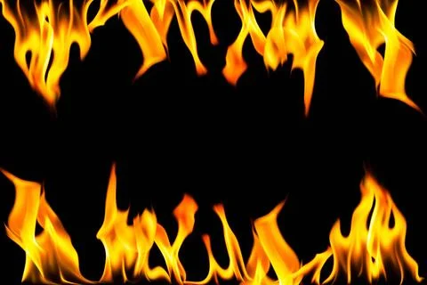 Fire flames set Fire flames set on dark background Copyright: xZoonar.com/... Stockfoto's