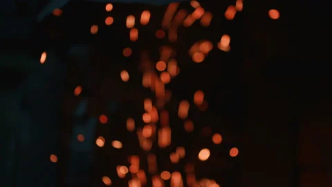 Fire Flames. Slow Motion Fire And Flames Shot in 4K Stock Footage 130246839