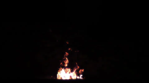 FIRE FLAMES SLOW MOTION Stock Footage 25295779