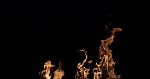 Fire Flames Slow Motion Stock Footage 161366179